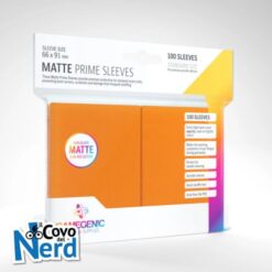 100 Matte Prime Sleeves - Arancione - Gamegenic