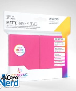 100 Matte Prime Sleeves - Rosa - Gamegenic