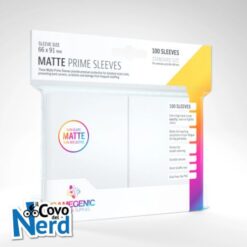 100 Matte Prime Sleeves - Bianco - Gamegenic