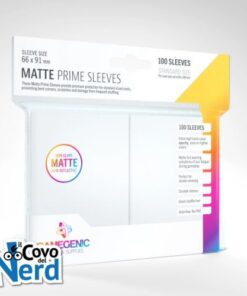 100 Matte Prime Sleeves - Bianco - Gamegenic