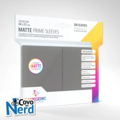 100 Matte Prime Sleeves - Grigio - Gamegenic