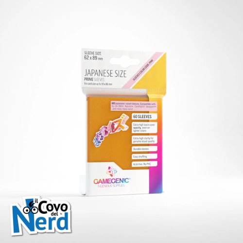 Matte Arancione Japanese Sleeves (60) Gamegenic