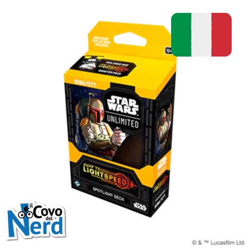 Salto nell'Iperspazio Boba Fett Deck Star Wars Unlimited TCG ITA