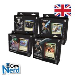 Final Fantasy Commander Deck Display ENG Magic the Gathering (4 Mazzi)