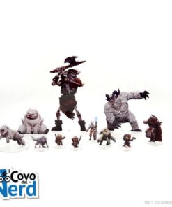 D&D Idols of the Realms: Icewind Dale Rime of the Frostmaiden - Frost Giant Skeleton - 2D Set