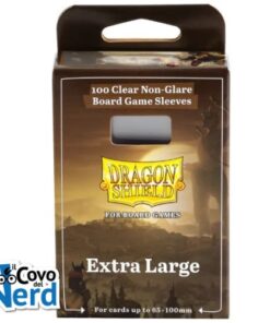 100 Dragon Shield Sleeves - per giochi da tavolo - DS BGS Extra Large - 65 X100