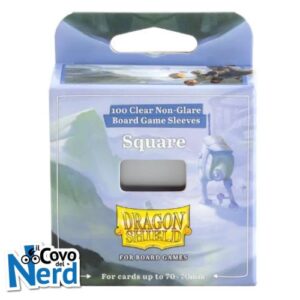 100 Dragon Shield Sleeves - per giochi da tavolo - DS BGS Square - 70X70