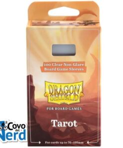 100 Dragon Shield Sleeves - per giochi da tavolo - DS BGS Tarot - 70X120