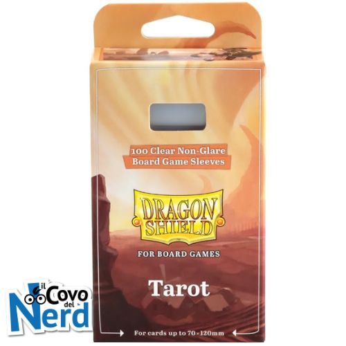 100 Dragon Shield Sleeves - per giochi da tavolo - DS BGS Tarot - 70X120