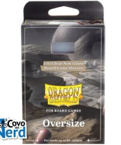 100 Dragon Shield Sleeves - per giochi da tavolo - DS BGS Oversize - 80X120