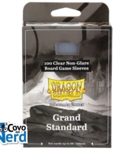 100 Dragon Shield Sleeves - per giochi da tavolo - DS BGS Grand Standard - 88X126