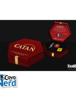 Catan Upgrade dice set Robber & Metal: Hematite