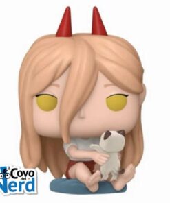 Alternative view of Funko POP! Animation: Chainsaw Man  – Power w/Meowy  Chase Exclusive Flocked 1766 Special Edition