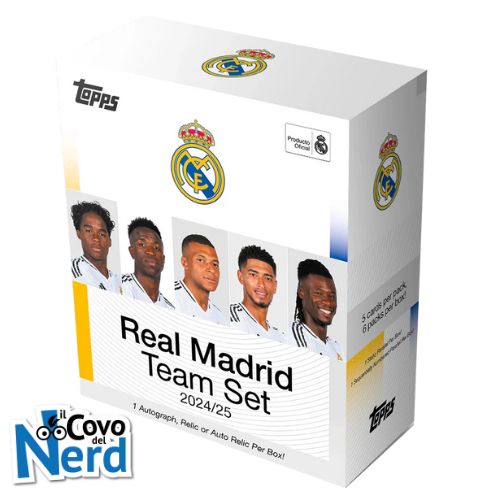 Team Set Real Madrid 2024/25 - Box da 6 Bustine da 5 carte