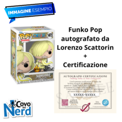 Funko POP! Animation: One Piece - Sangoro 1473 Autografato da Lorenzo Scattorin