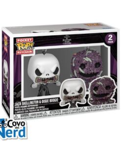 Funko POP! Keychain: The Nightmare Before Christmas - Jack Skellington & Oogie Boogie