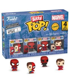 Bitty Pop! Marvel: Peter Parker/Spider-Man 4 pack