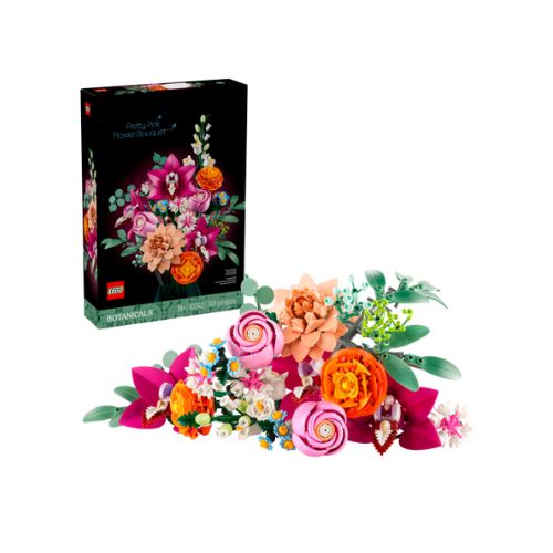 Lego Icons Botanical - Bouquet di Fiori Rosa 