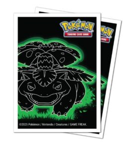 Neon Kanto - Venusaur Bustine Protettive (65pz..) per Pokémon - Ultra Pro