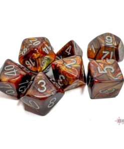 Set 7 Dadi Gemini Gold/silver