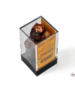 Set 7 Dadi Gemini Gold/silver