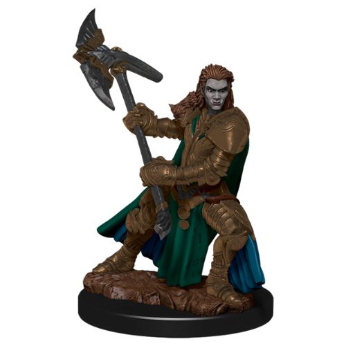 Pathfinder Battles: Premium Painted Figure - Half-Orc Fighter Female