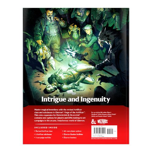 Alternative view of D&D Eberron: Forge of the Artificer (espansione del regolamento di Dungeons & Dragons) ENG