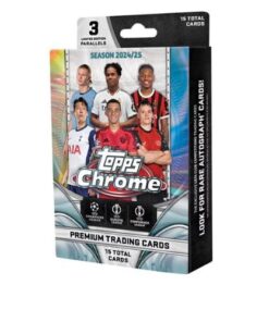 2024-25 Topps Chrome® UEFA Club Competitions - Hanger da 15 Carte