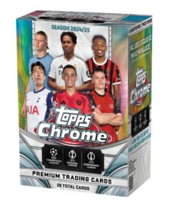 2024-25 Topps Chrome® UEFA Club Competitions - Value Box da 7 Bustine da 4 Carte