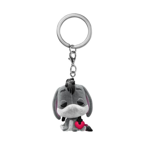 Funko POP! Keychain: Winnie The Pooh - Eeyore Flocked Limited Edition