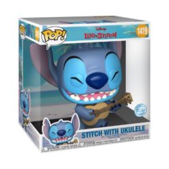 Funko POP! Disney Jumbo: Lilo&Stitch - Stitch with Ukulele 1419 Limited Edition