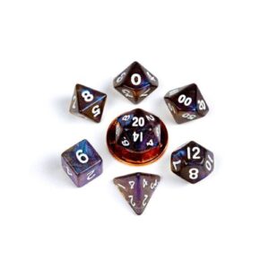 Set 7 FanRoll Dice Set Stardust Galaxy (7)