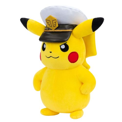 Pokémon Captain Pikachu 20 cm - Pokémon Plush Figure Jazwares