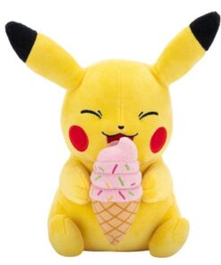 Pokémon Pikachu with Ice Cream 20 cm - Pokémon Plush Figure Jazwares