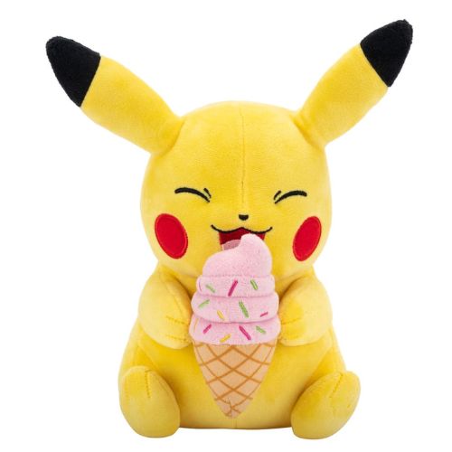 Pokémon Pikachu with Ice Cream 20 cm - Pokémon Plush Figure Jazwares