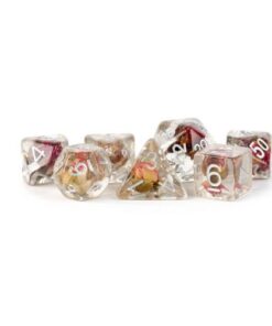 Set 7 FanRoll Dice Set Rose (7)