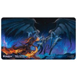 Final Fantasy Bahamut and Ifrit Holofoil Playmat for Magic: The Gathering - Ultra Pro