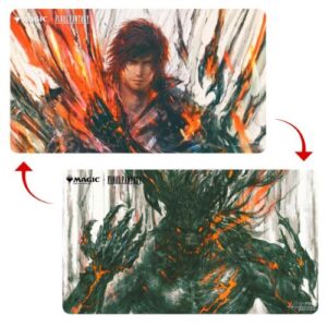 Final Fantasy Clive, Ifrit’s Dominant / Ifrit, Warden of Inferno Double-Sided Playmat for Magic: The Gathering - Ultra Pro