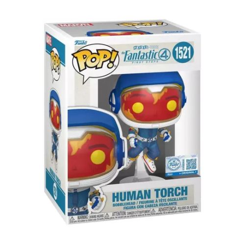 Funko POP! Marvel: The Fantastic 4: First Step - Human Torch 1521 Limited Edition