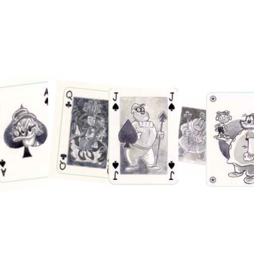 Topolino n. 3637 con carte da gioco - Mazzo Nero