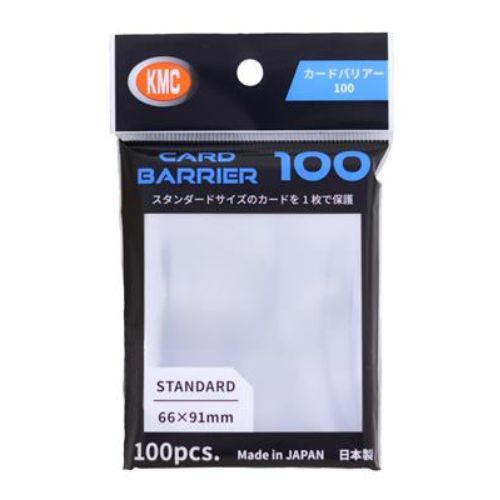 Standard Sleeves - Card Barrier -100 Sleeves - KMC