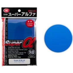 Standard Sleeves - Super α Blue - 80 Sleeves - KMC