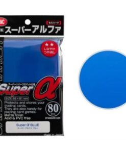 Standard Sleeves - Super α Blue - 80 Sleeves - KMC