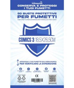 Buste protettive Comics - 50 buste (18,5 X 26,5)