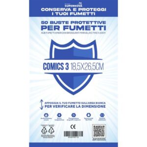 Buste protettive Comics - 50 buste (18,5 X 26,5)