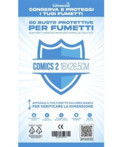 Buste protettive Comics 2 - 50 buste (18,5 X 26,5)