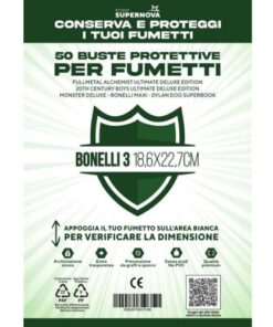 Buste protettive Bonelli 3 - 50 buste (18,6 X 22,7)