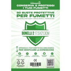 Buste protettive Bonelli 3 - 50 buste (17,5 X 21,3)