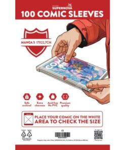 Buste protettive manga 5 - 50 buste ((17 X 22,7)