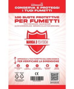 Buste protettive manga 3 - 100 buste (15,0 X 19,0)